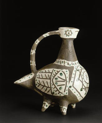 Vase zoomorphe, Pablo Picasso, 1954, musée Magnelli, musée de la Céramique, Vallauris © Succession Picasso 2020