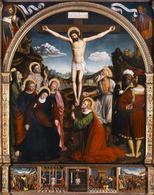 Retable de la Crucifixion, Louis Bréa, 1500 (photo Michel Graniou Département 06) 