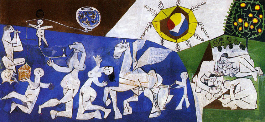 La guerre et la paix, décors de la chapelle du musée de Vallauris, Picasso © Succession Picasso 2020
