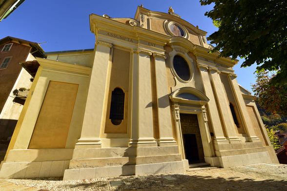 La façade de l’église Notre Dame de L’Assomption, © Conseil Général des Alpes-Maritimes